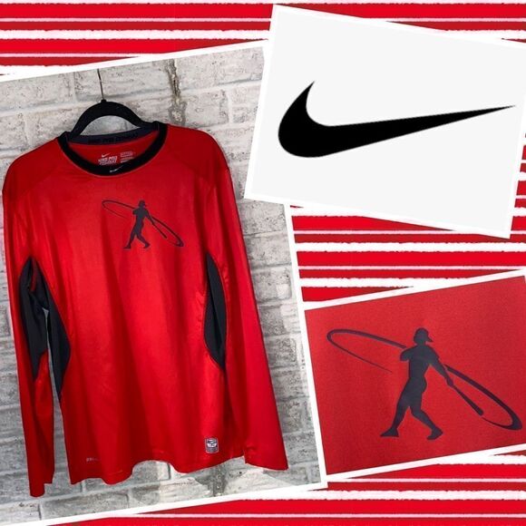 Nike Pro Combat Baseball Long Sleeve Shirt - Picture 1 of 11
